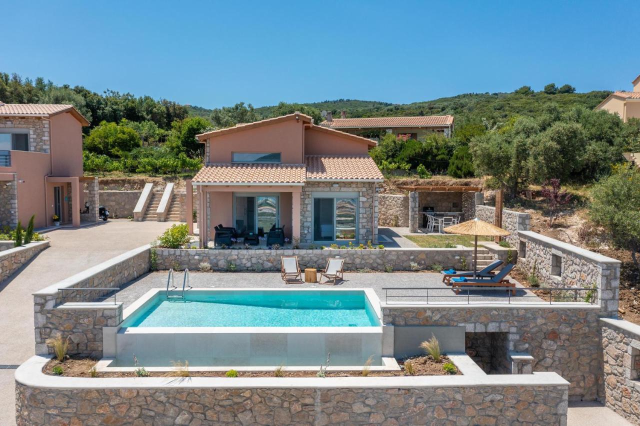 31 Blue Ionian Villas Apolpaina Exteriér fotografie